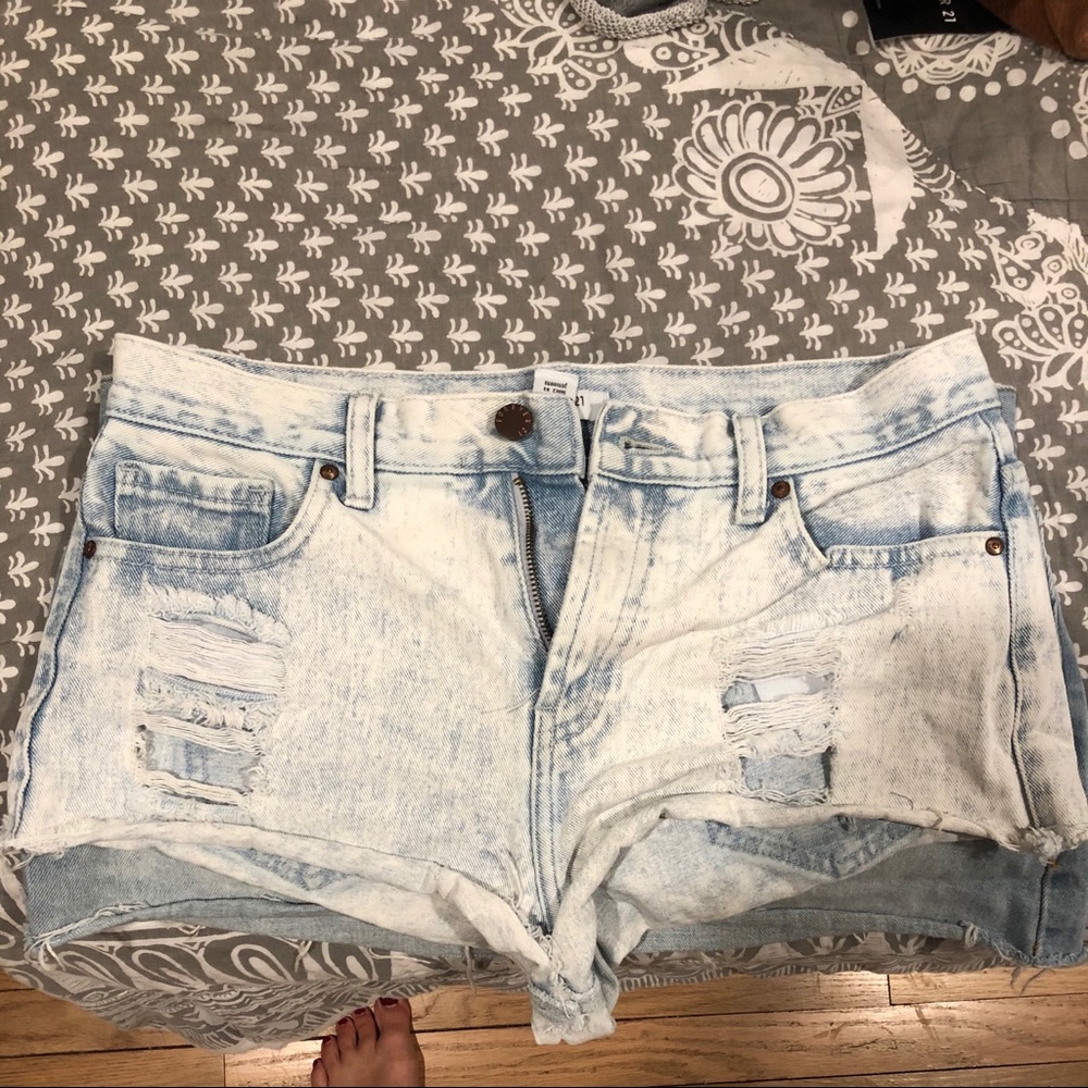 Jean shorts
